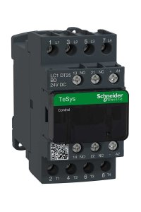 Schneider LC1DT25BD Tesys D 24V DC 4NA 4P Ac1 25A Kontaktör
