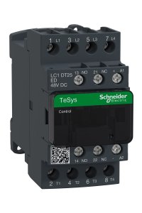 Schneider LC1DT25ED Tesys D 4P Ac1 48V DC Bobinli Kontaktör
