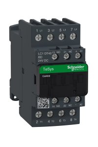 Schneider LC1DT40BD Tesys D 24V DC 4NA 4P Ac1 40A Kontaktör