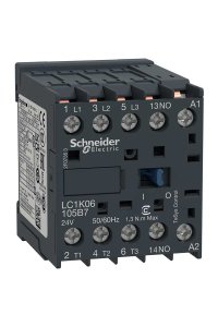 Schneider LC1K06105P7 Tesys K AC 1NA 3P Ac3 6A Kontaktör
