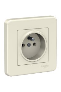 Schneider LNA2800123 LEONA 16A Krem Çerçeveli UPS Priz