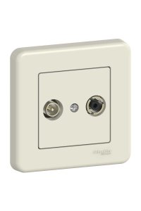 Schneider LNA3300123 7Db Krem Çerçeveli TV/R Sonlu Priz
