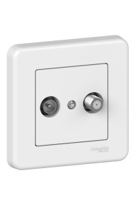 Schneider LNA3400121 1Db Beyaz Çerçeveli TV/SAT Sonlu Priz