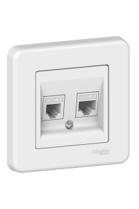 Schneider LNA4900121 RJ45+RJ11 Beyaz Data Prizi