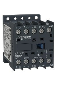 Schneider LP1K0601ED Tesys K 48V DC Bobinli 3P 6A Kontaktör