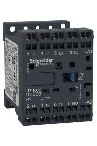 Schneider LP1K06103BD3 Tesys K 6A 24VDC Bobinli Kontaktör