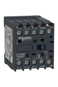 Schneider LP1K06105BD Tesys K 24V DC Bobinli 6A Kontaktör
