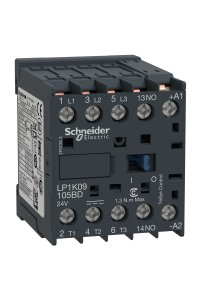 Schneider LP1K09105BD Tesys K 24V DC 1NA 3P Ac3 9A Kontaktör
