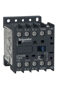 Schneider LP1K0910MD Tesys K 220V DC 1NA 3P Ac3 9A Kontaktör