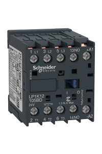 Schneider LP1K12105BD Tesys K 12A 24VDC Bobinli Kontaktör