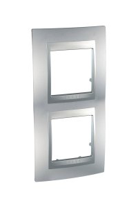 Schneider MGU6.004V.30 Plus Alüminyum 2li Priz Çerçevesi