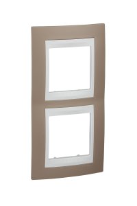 Schneider MGU6.004V.874 2li Dikey Anahtar Priz Çerçevesi