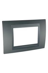 Schneider MGU6.103.12 Plus 3 Modüllü Grafit Priz Çerçevesi