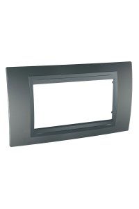 Schneider MGU6.104.12 Plus 4 Modüllü Grafit Priz Çerçevesi