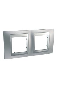 Schneider MGU66.004.038 Top 2li Yatay Anahtar Priz Çerçevesi