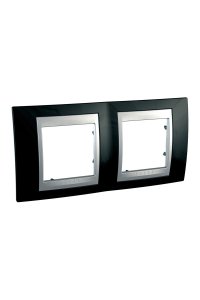 Schneider MGU66.004.093 2li Yatay Anahtar Priz Çerçevesi