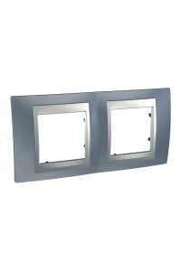 Schneider MGU66.004.097 Top 2li Yatay Anahtar Priz Çerçevesi