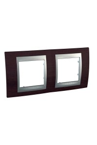 Schneider MGU66.004.0M3 Top 2li Yatay Anahtar Priz Çerçevesi