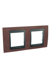 Schneider MGU66.004.2M4 Top 2li Yatay Anahtar Priz Çerçevesi