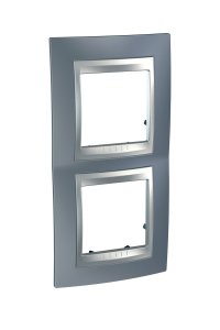 Schneider MGU66.004V.097 2li Dikey Anahtar Priz Çerçevesi