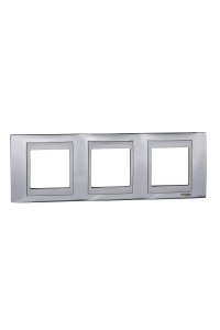 Schneider MGU66.006.010 Top 3lü Yatay Anahtar Priz Çerçevesi