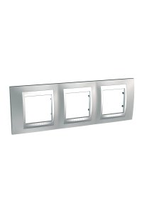 Schneider MGU66.006.038 Top 3lü Yatay Anahtar Priz Çerçevesi