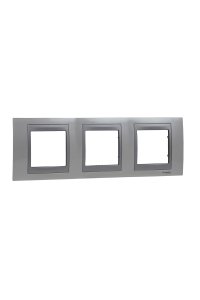 Schneider MGU66.006.092 Top 3lü Yatay Anahtar Priz Çerçevesi