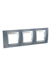 Schneider MGU66.006.097 Top 3lü Yatay Anahtar Priz Çerçeves