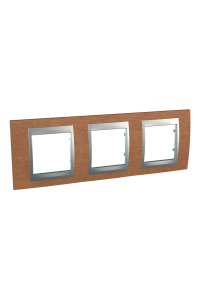 Schneider MGU66.006.0M2 3lü Yatay Anahtar Priz Çerçevesi