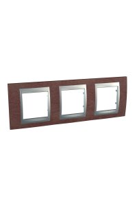 Schneider MGU66.006.0M4 Top 3lü Yatay Anahtar Priz Çerçevesi