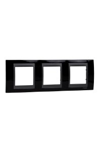 Schneider MGU66.006.293 Top 3lü Yatay Anahtar Priz Çerçevesi