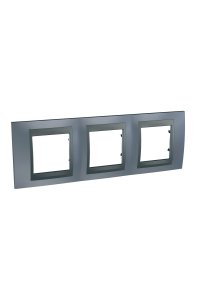 Schneider MGU66.006.297 Top 3lü Yatay Anahtar Priz Çerçevesi