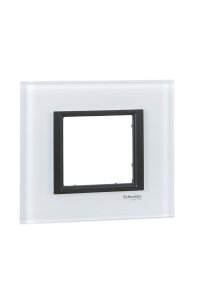 Schneider MGU68.002.7C2 Unica Class Tekli Beyaz Cam Çerçeve