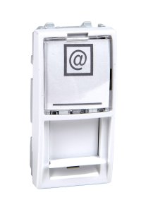 Schneider MGU9.461.18 1 Modüllü Beyaz Boş Data Priz Kapağı