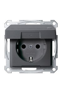 Schneider MTN2414-0414 Çocuk Koruma Antrasit Toprak Priz