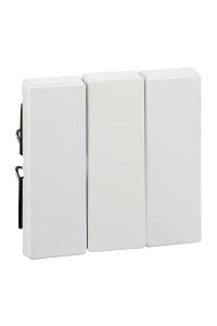 Schneider MTN312625 3lü Artec/Antique Komütatör Tuş Kapağı