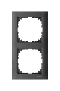 Schneider MTN4020-3614 Merten M-Pure 2li Antrasit Çerçeve