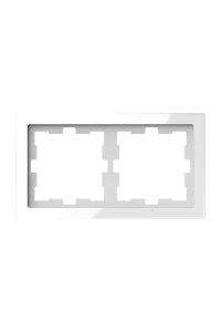 Schneider MTN4020-6520 D-Life 2li Kristal Beyaz Cam Çerçeve