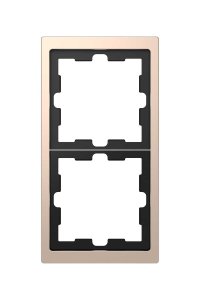 Schneider MTN4020-6551 D-Life 2li Metalik Şampanya Çerçeve