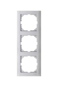 Schneider MTN4030-3660 Merten M-Pure 3lü Alüminyum Çerçeve