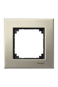 Schneider MTN403105 M-Elegance Glass Tekli Titanyum Çerçeve