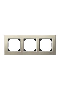 Schneider MTN403305 M-Elegance Glass 3lü Priz Çerçevesi