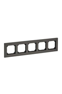 Schneider MTN403514 M-Elegance 5li Rodyum Grisi Çerçeve