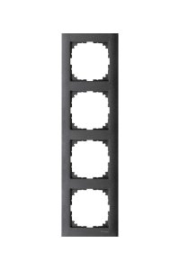 Schneider MTN4040-3614 Merten M-Pure 4lü Antrasit Çerçeve