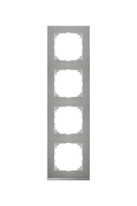 Schneider MTN4040-3646 Merten M-Pure Decor 4lü Metal Çerçeve
