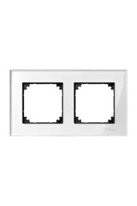 Schneider MTN404219 M-Elegance 2li Parlak Beyaz Çerçeve