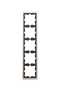 Schneider MTN4050-6551 D-Life 5li Şampanya Metalik Çerçeve