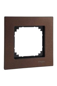 Schneider MTN4051-3473 M-Elegance Glass Tekli Ceviz Çerçeve