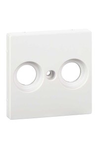 Schneider MTN4122-0325 Beyaz 2 Delikli Tv Prizi Tuş Kapağı