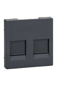 Schneider MTN4562-0414 2li Antrasit Data Prizi Tuş Kapağı